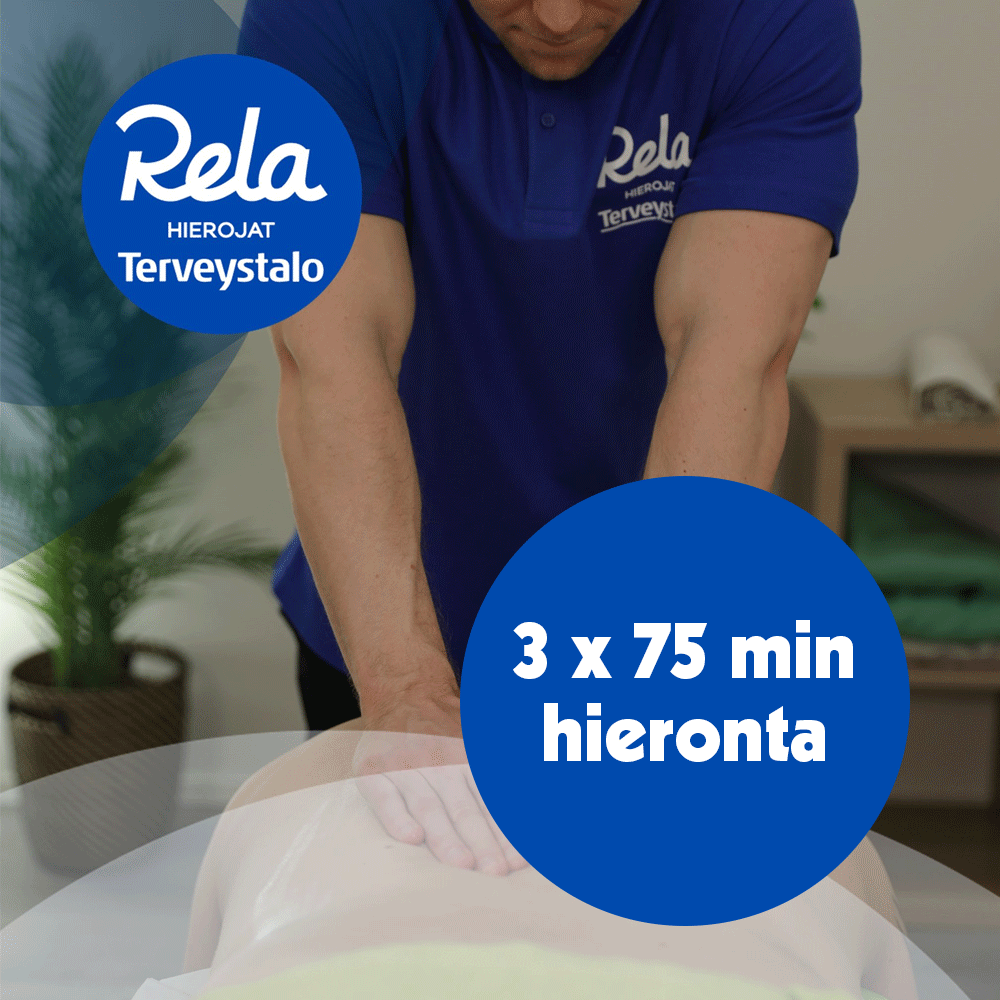 3 x 75 min hieronta