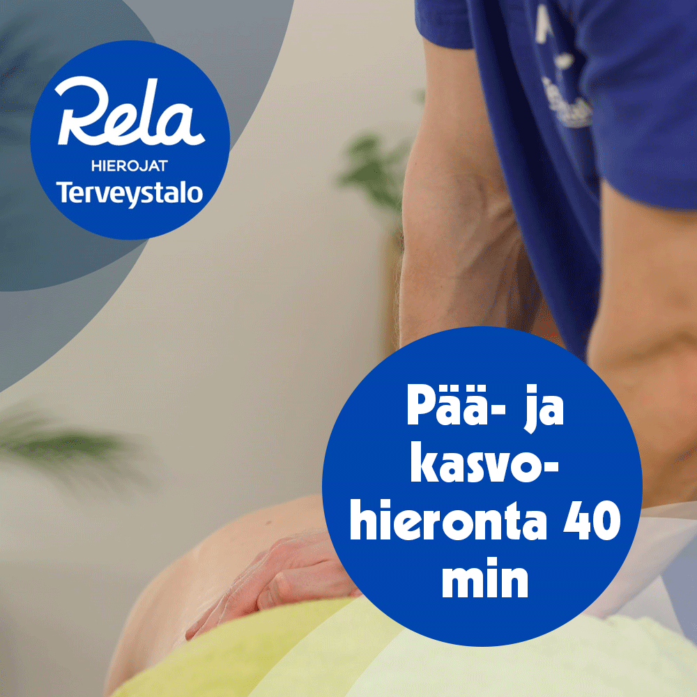 Pää- ja kasvohieronta 40 min