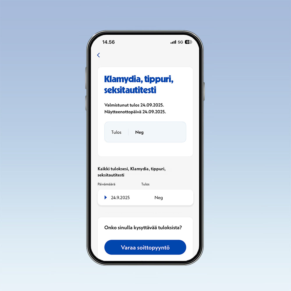 Seksitautitesti (Klamydia, Tippuri ja HIV)