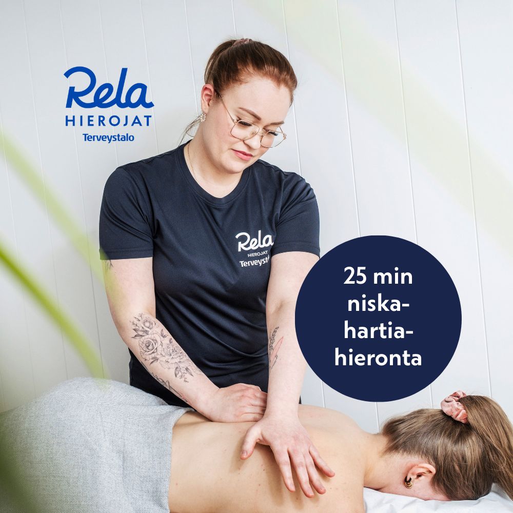 Niska-hartiahieronta 25 min